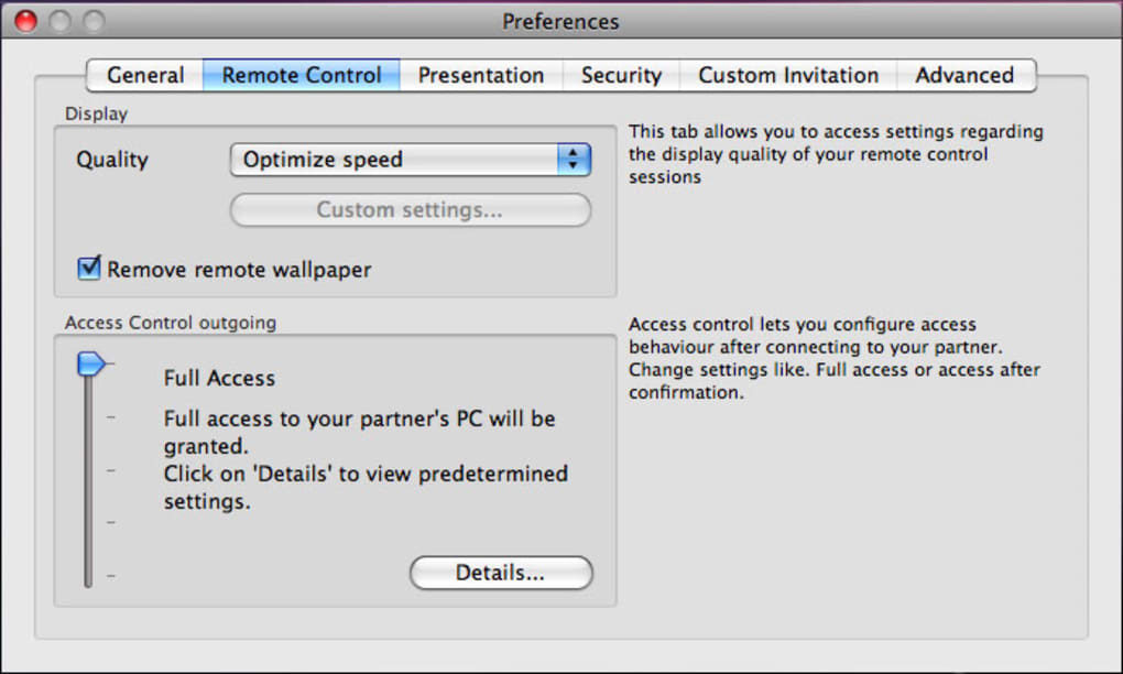 teamviewer prompt for password on mac